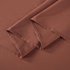 Chezmoi Collection Solid Terracotta 250TC 100% Cotton Twill Bed Sheet