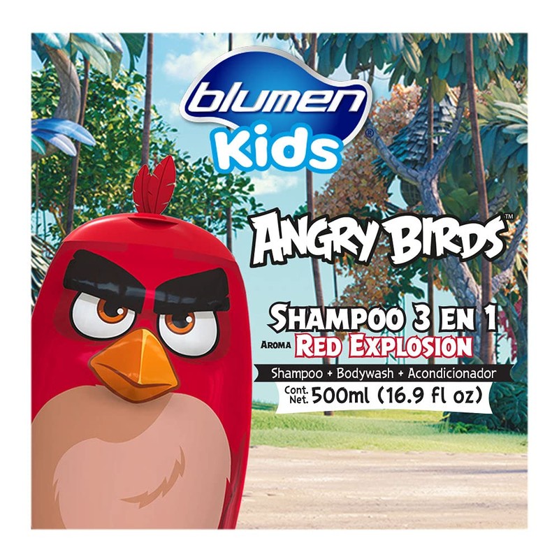 Blumen Shampoo 3 En 1 Angry Birds 2d 500 Ml