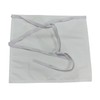 masonic white cotton member masonic apron with drawstring enclosure