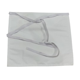 masonic white cotton member masonic apron with drawstring enclosure
