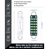 Alopee 6pcs 561 LED Bulb Bright White 6500K 44mm(1.73") 24SMD
