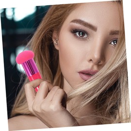 OHPHCALL Essential Makeup Brush 3pc Mushroom Head Powder Puff Beauty Sponge Kit Random Color