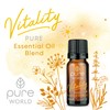 Pure World Vitality Blend of Essential Oils. Neroli, Bergamot Cinnamon