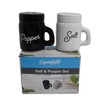 Mason Jar Salt and Pepper Shaker Set – 2oz Ceramic,