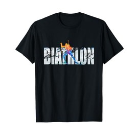 Font biathlon winter sports T-Shirt