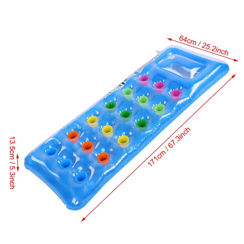 PVC Air Matress Swimming Pool Beach Inflatable Float Cushion Water