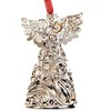 Lenox Angel with Harp Hanging Ornament - Silver Color, L