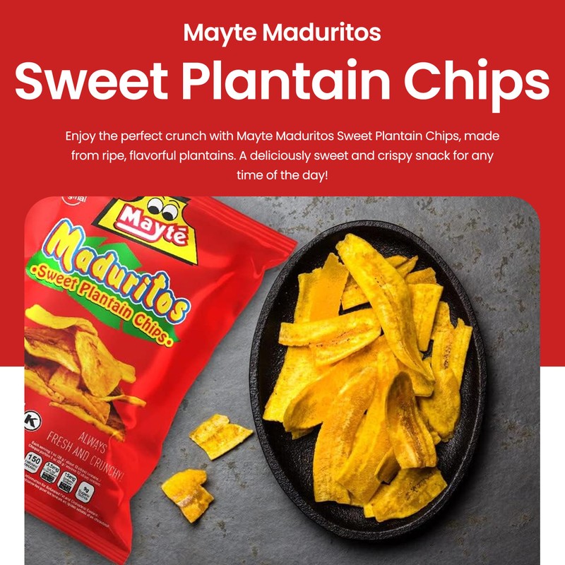 Mayte Maduritos || Sweet Plantain Chips || 3 oz /