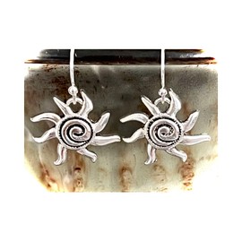 Etched Silver Earrings. Jewelry Earrings for Women #3298FE208