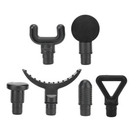 6pcs Muscle Massager Heads Set EVA Replacement Head Attachment for Deep Tissue Massager 0.7 Inch