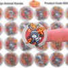 144 Karate Ninja Animals - 30mm - Glossy Reward Stickers