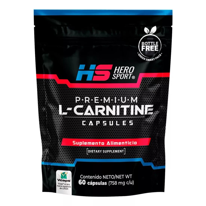 Hero sport L-carnitina 60 Caps Pouch Hero Sport Sabor Sin