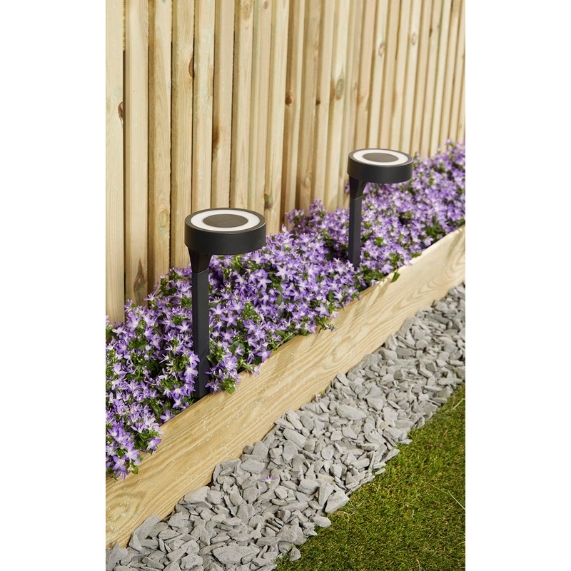 Luxform Lighting AYR Solar LED Orange Up and Down Spike