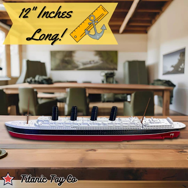 RMS Lusitania Model Ship 1 Ft Long By TitanicToyCo -