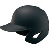 ZETT BHL381 Soft Baseball Helmet for Batters, Black (1900), Size