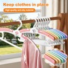 CTIME 28 Pack Mini Colorful Baby Closet Hangers for Skirts,