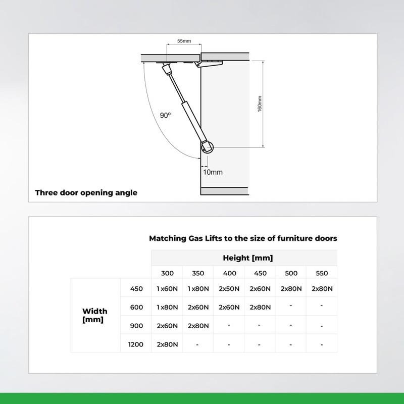 ATM® Gas Pressure Damper for Furniture and Flap Fronts |