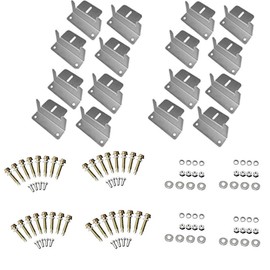 4 X 4PCS Renogy Z Brackets Solar Panel Mounting Aluminum Flat Roof Wall Mount