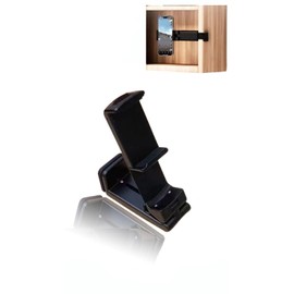 Universal Airplane Phone Mount | Desk Handsfree Holder | 360° Dual Rotation | Compact Travel Accessory