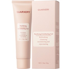 Quarxery Gentle Exfoliating Gel | Sensitive Skin Face & Body Cleanser | Natural Witch Hazel & Aloe | Deep Pore Cleansing
