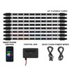 LEDGlow 8pc Bluetooth Multi-Color LED Interior Footwell Underdash Neon Lighting
