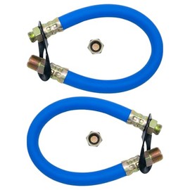 Fenhaliny Engine Drain Port Oil Changing Hose 3/8" NPT, 14" Length Replaces STAN1438 Compatible with Tecumseh, Kohler Engines 3/8" Drain Port (Bule 2pcs)