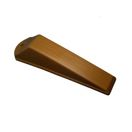 (Pack Of 4) Door Closer Stopper Wedge Jam Stop Medium Brown Rubber