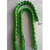 Bootleg Par De Trenzas Cabello Sintético 55 Cm Color Verde