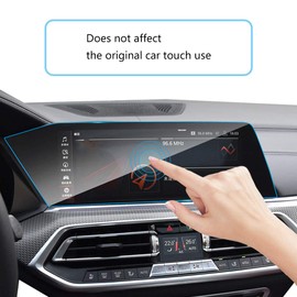 i-Tensodo Tempered Glass For BMW X5 G05 (2019-2023)/ X6 G06 (2020-2023)/ X7 G07 (2019-2022) 12.3" Touch Screen Car Navigation Screen Protector, 9H Hardness Protective Film for Scratch Resistant