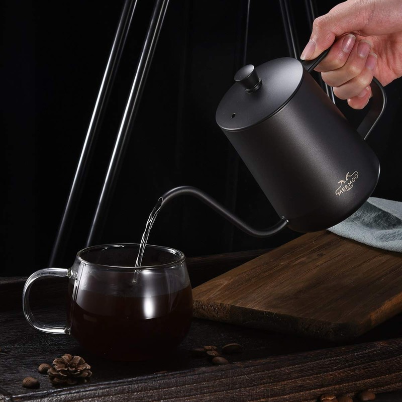 MERMOO YILAN Coffee Drip Pot, For 2 - 3 People,
