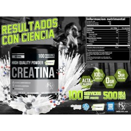 Holix Lab Creatina Monohidratada 500g 100 Serv. Creapure Sfn