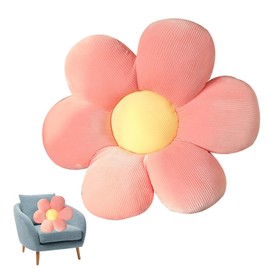 Norhogo Cute Flower Floor Cushion, Flower Shape, Daisy Cushion, Plush Decor, Flower Floor Cushion, Seat Cushion, Comfortable Seat Cushion for Children's Room for Home Decoration, Children, Girls, 40