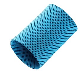 SPPHONEIX Summer Outdoor Cool Feeling Sports Wristband Towel for Running, Mountaineering, Sweat Wiping, Fitness, Basketball, Ice Silk Sweat-Absorbing, Comfortable and Breathable Blue