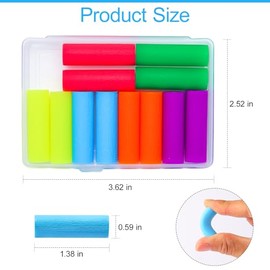 12PCS Aligner Chew, Aligner Trays Chompers for Invisalign, Dental Chew with Travel Carrying Case (Mix Colors)