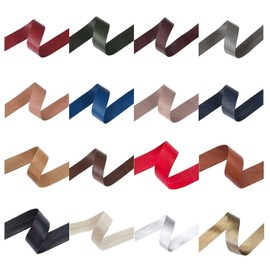 Faux Leather Trimming Tape,PU Leatherette Strap in 6 Sizes & 17 Colors,5mm - 30mm. Neotrims Imitation Vegan Version of Real Leather. DIY & Home Décor. Card Making,Headwear & Apparel