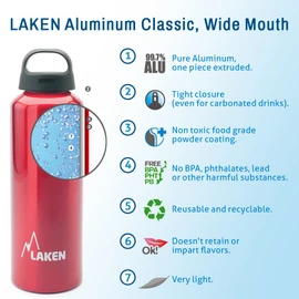 Laken 33-VM-Flasche Flasche Apple Green 1L