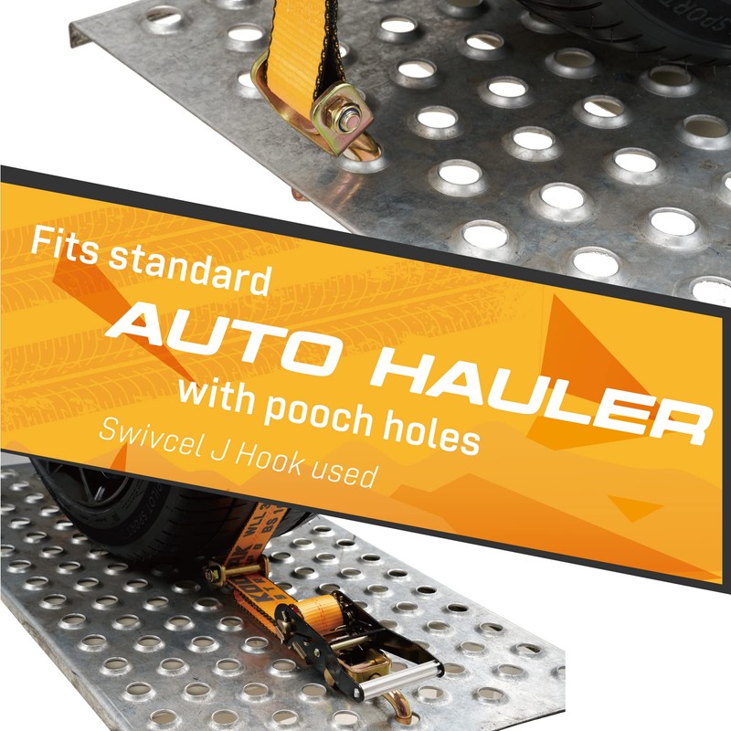 Auto Hauler Car Tie Down Straps for Trailers-4 Pack-104 Inch-Swivel