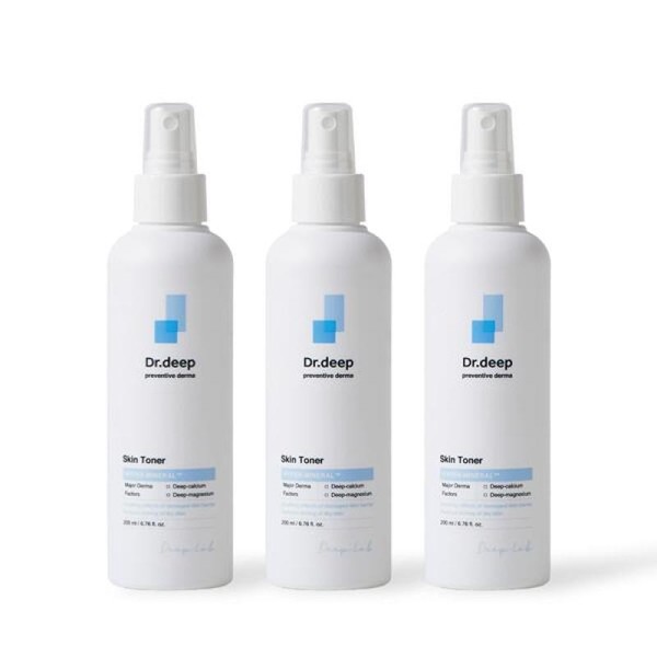  Doctor Deep Skin Toner 200ml x3 + 3 types