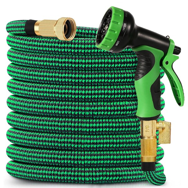75 ft Expandable Garden Hose - 2024 Reinforced No Kink