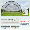 SHANTRA Batting Cage with Frame and Net, 13ft & 22ft