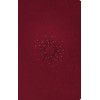 NLT Thinline Reference Holy Bible (Red Letter, LeatherLike, Aurora Cranberry,