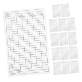 GANAZONO 15pcs Golf Scorecard Organizer Golf Scorecards for Accurate Score Tracking Compact Score Keeper for and Practice for All Skill Levels