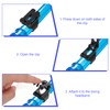 4pcs Universal 25mm/1in Scuba Diving Snorkel Clips for Mask Strap