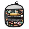 PLITI Baking Pot Holders Procrastibaking Gift Bread Baker Gift Confectioners