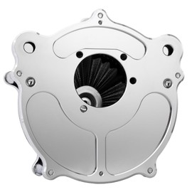 High-Performance Air Filter Cleaner for Harley Davidson Dyna (1993-2017), Softail (1993-2015), Touring (1993-2007), FXDLS (2017), FISTNSE (2014-2015), FISTSE (2011-2012), and FXSBSE (2013-2014) Black