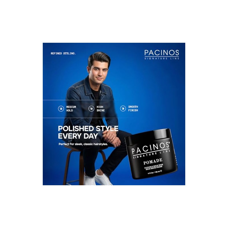Pacinos Pomade, 4 Ounce