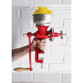 Estrella Cast Iron Manual Crank Corn Grain Grinder 14 Tall 5 Hopper