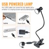 CeSunlight Clip Desk Lamp, USB Reading Light, Flexible Neck Led