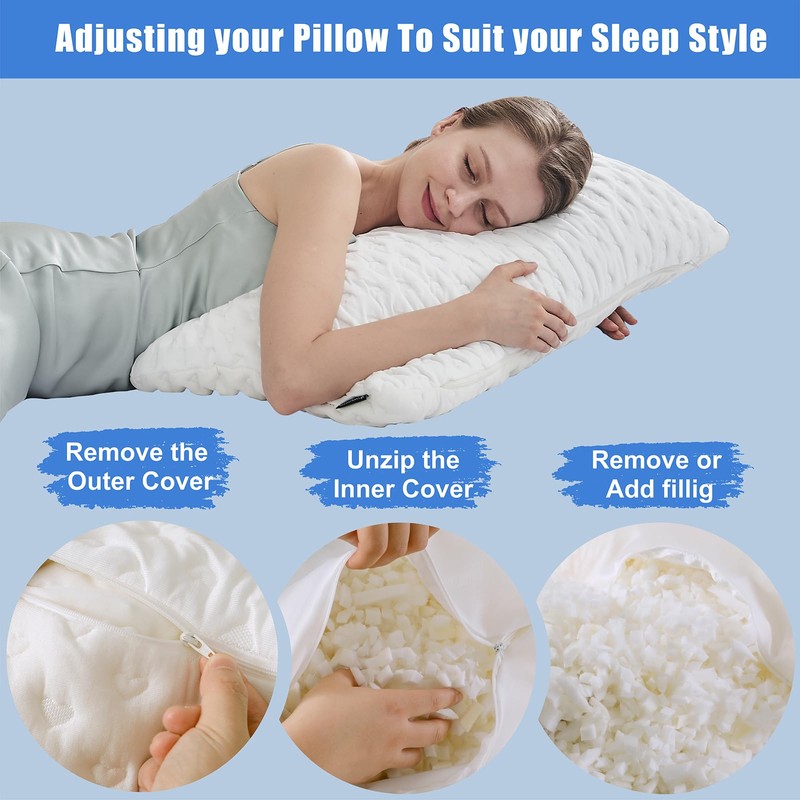 Eastoptex Side Sleepers Pillow Love Patterns Mother (19 * 29"