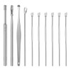 Ram® 10 Pieces Ear Wax Removal Kit Stainless Steel Professional